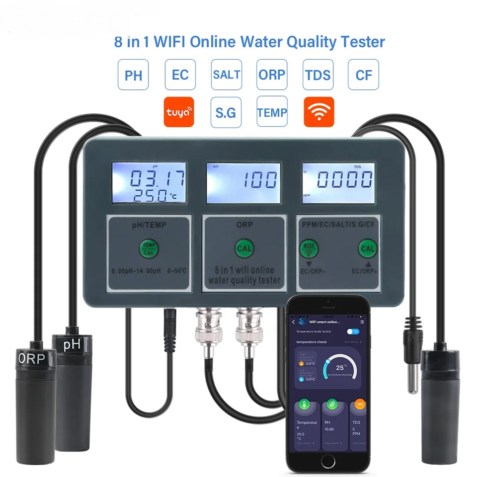 Aquarium Fish In Online - WiFi Digital PH ORP TDS EC