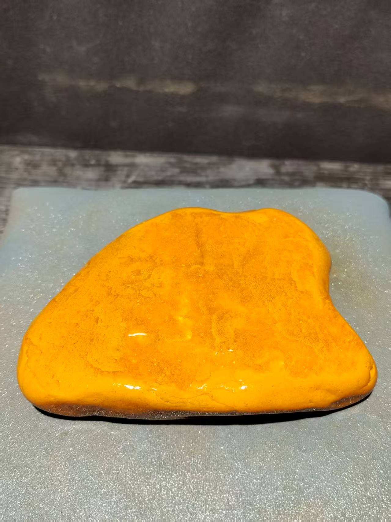 Aquarium Fish Yellow - Natural Yellow Wax Stone Turtle Basking