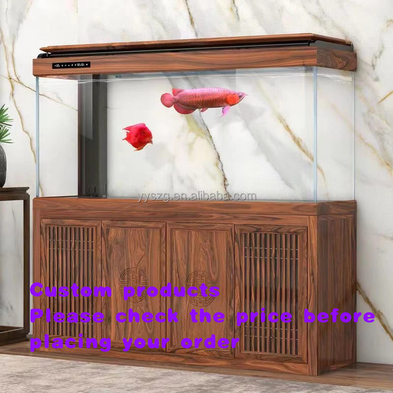 Aquarium Fishes - custom.Commercial Luxury Glass Rectangle Wall Aquarium