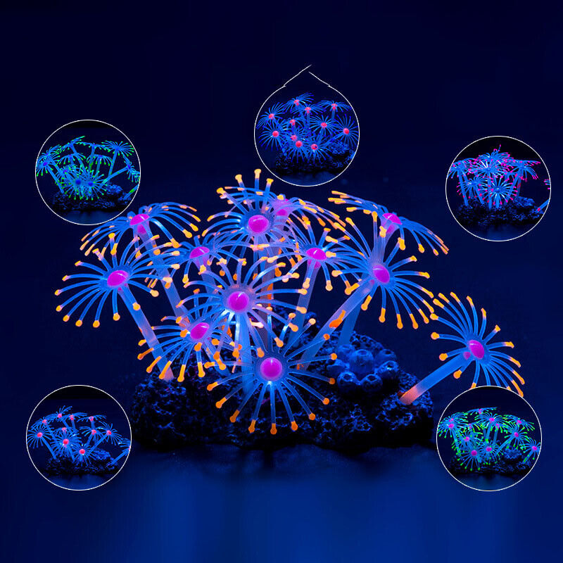 Silicone Glowing Landscape Art - огляд і ціна Aquarium Fish Games