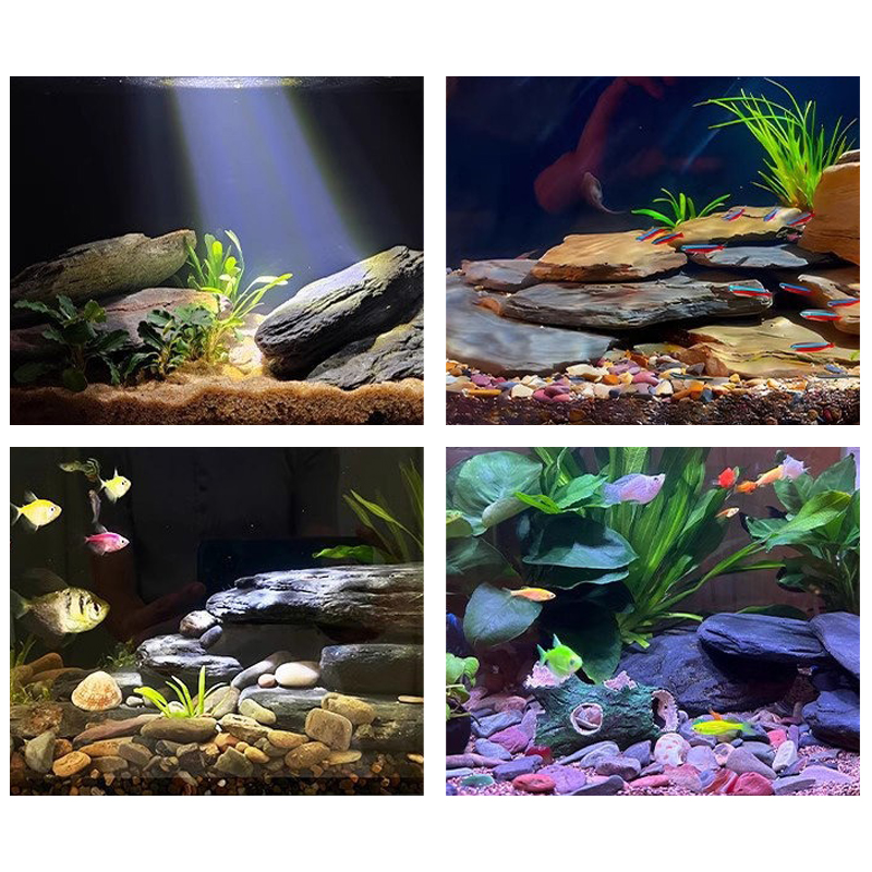 500/1000g Fish Tank Landscape  - огляд і ціна Aquarium Fish Guppy