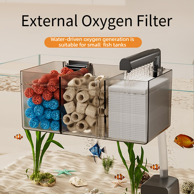 Small Hang-on Aquarium Filter  - огляд і ціна Box Fish In Aquarium