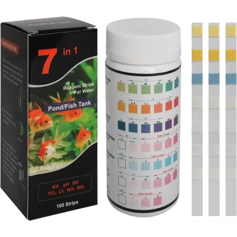 Aquarium Test Strip  Freshwate - огляд і ціна Aquarium Test Kit