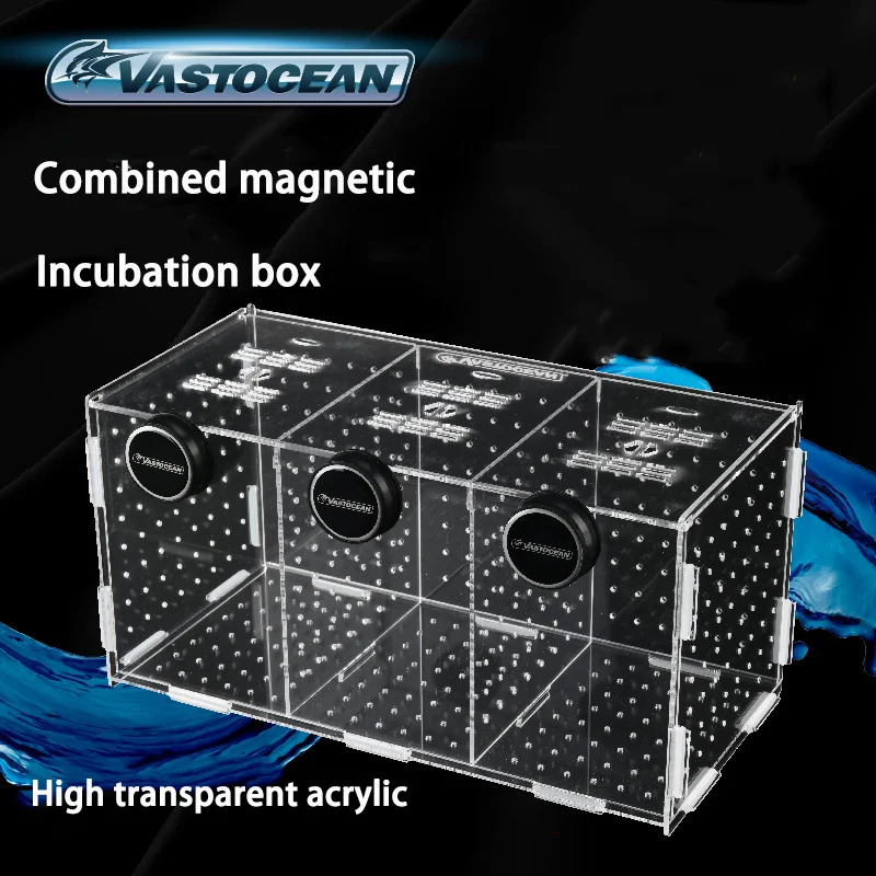 VASTOCEAN Fish Tank Magnetic C - огляд і ціна Box Fish In Aquarium