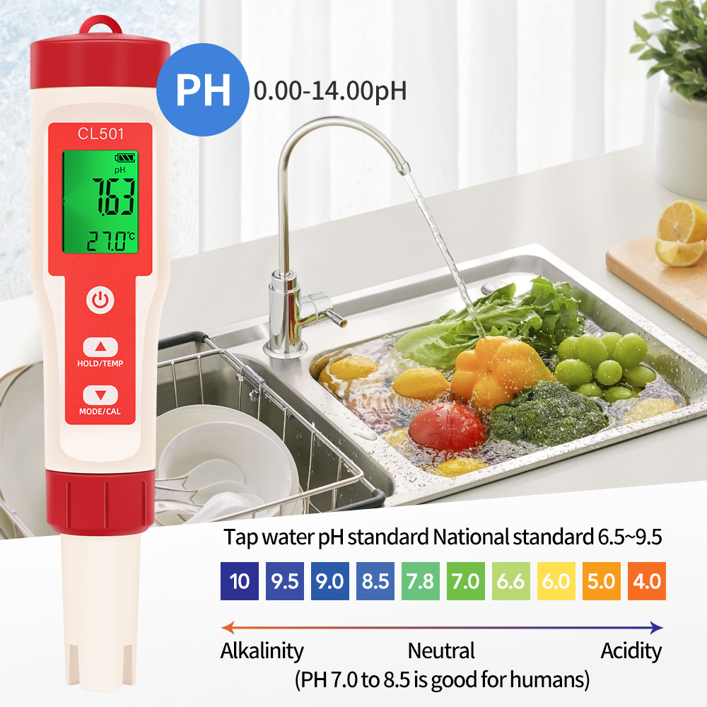 PH/CL2/H2/ORP/Temperature Mete - огляд і ціна Aquarium Test Kit
