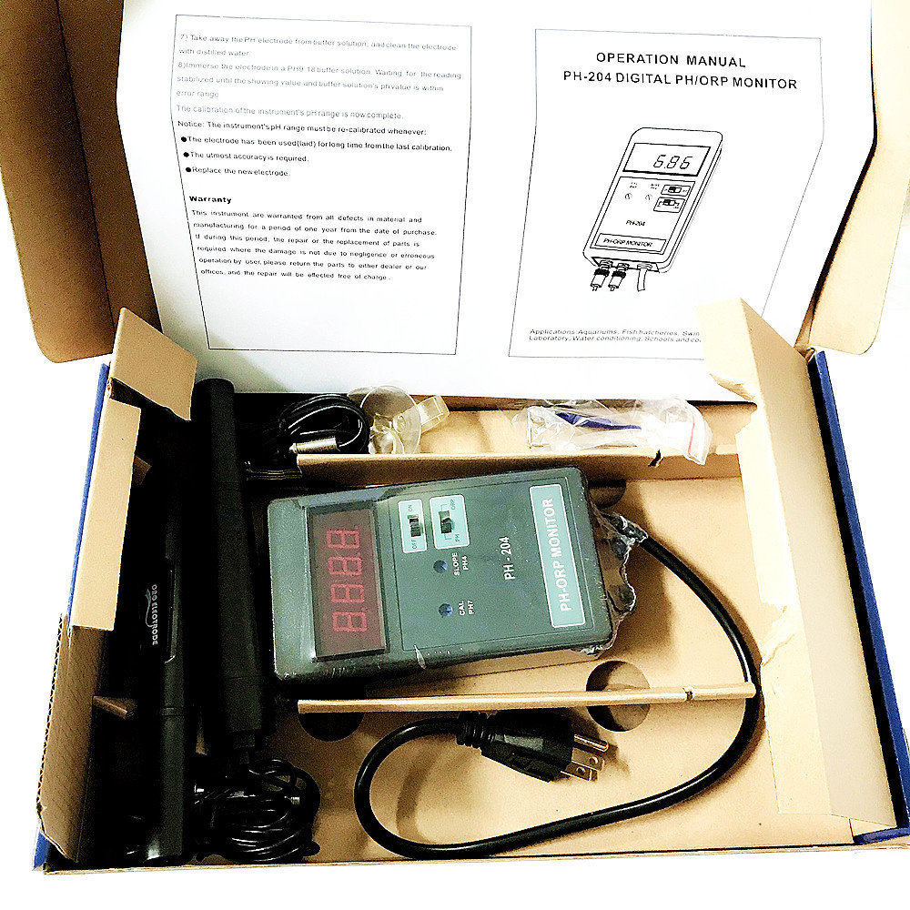 PH-204 Digital PH/ORP Meter wi - огляд і ціна Aquarium Fish In Online