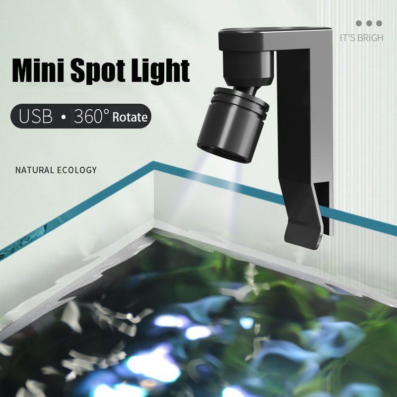 USB Clamp Light Waterproof Whi - огляд і ціна Aquarium Fish Yellow