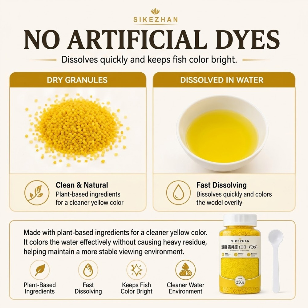 230g Quick Dissolve Yellow Aqu - огляд і ціна Aquarium Fish Yellow