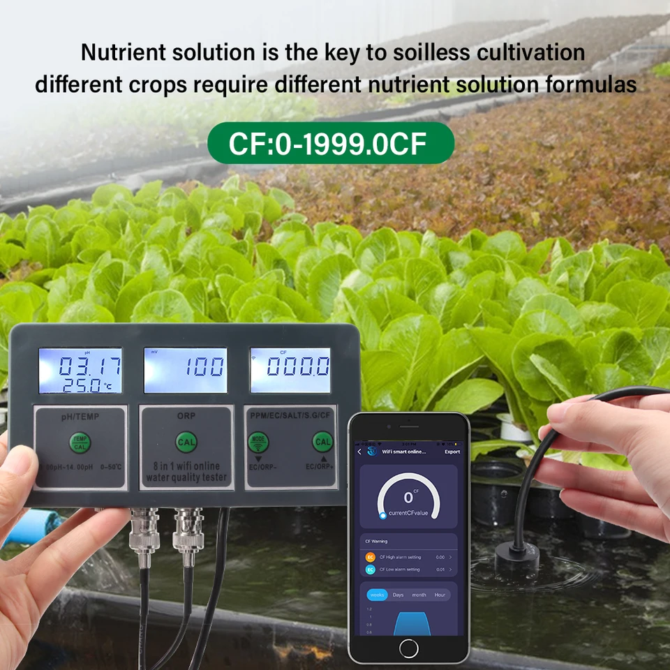 WiFi Digital PH ORP TDS EC Sal - огляд і ціна Aquarium Fish In Online