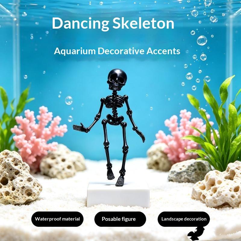 3D Printed Dancing Skeleton Aq - огляд і ціна Aquarium Fish Youtube