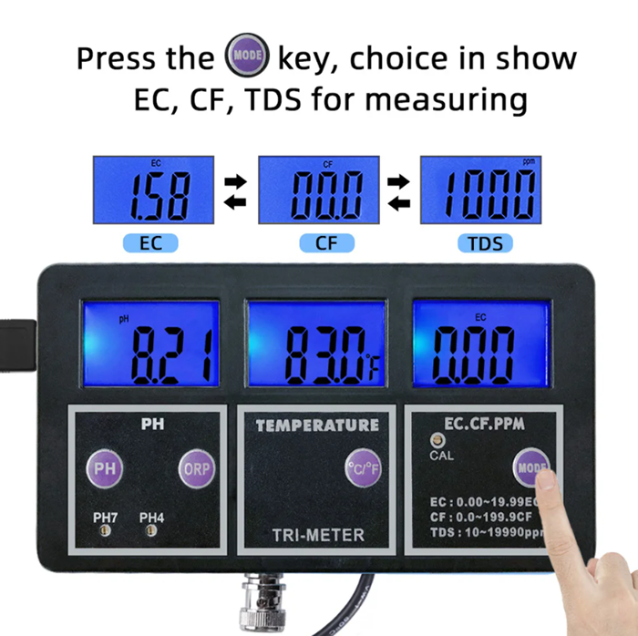 New 5 in 1 PH/ORP/TDS/EC/TEMP  - огляд і ціна Aquarium Fish In Online