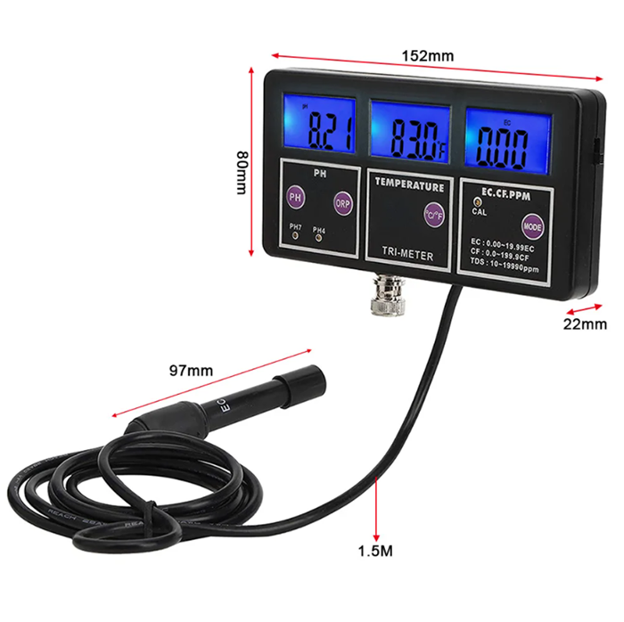 New 5 in 1 PH/ORP/TDS/EC/TEMP  - огляд і ціна Aquarium Fish In Online