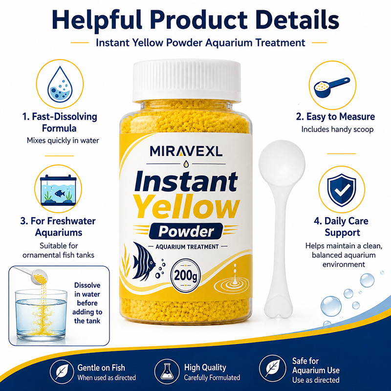 MIRAVEXL Fast Dissolve Yellow  - огляд і ціна Aquarium Fish Yellow