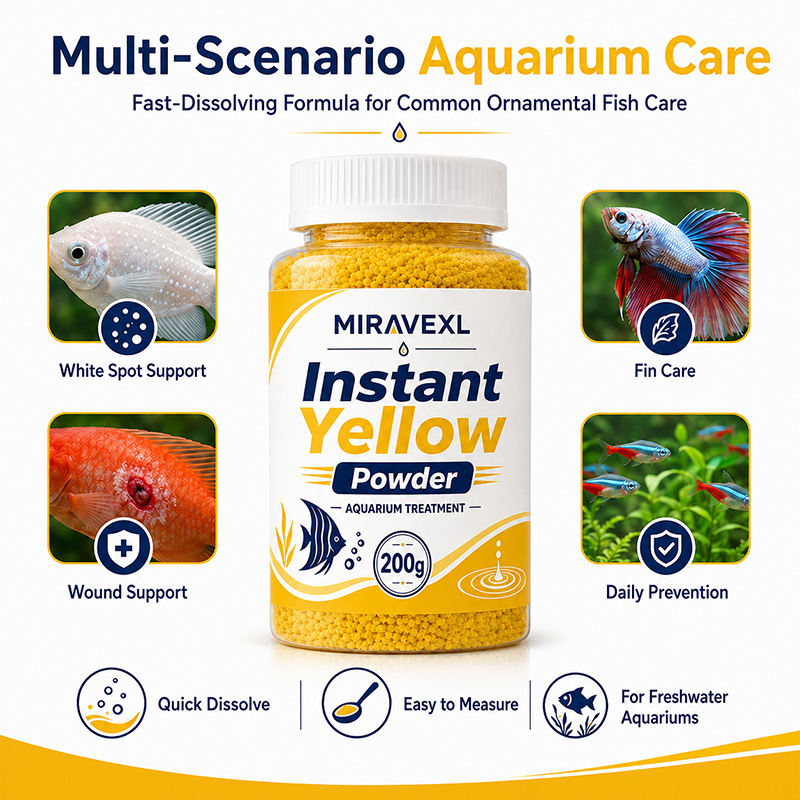 MIRAVEXL Fast Dissolve Yellow  - огляд і ціна Aquarium Fish Yellow