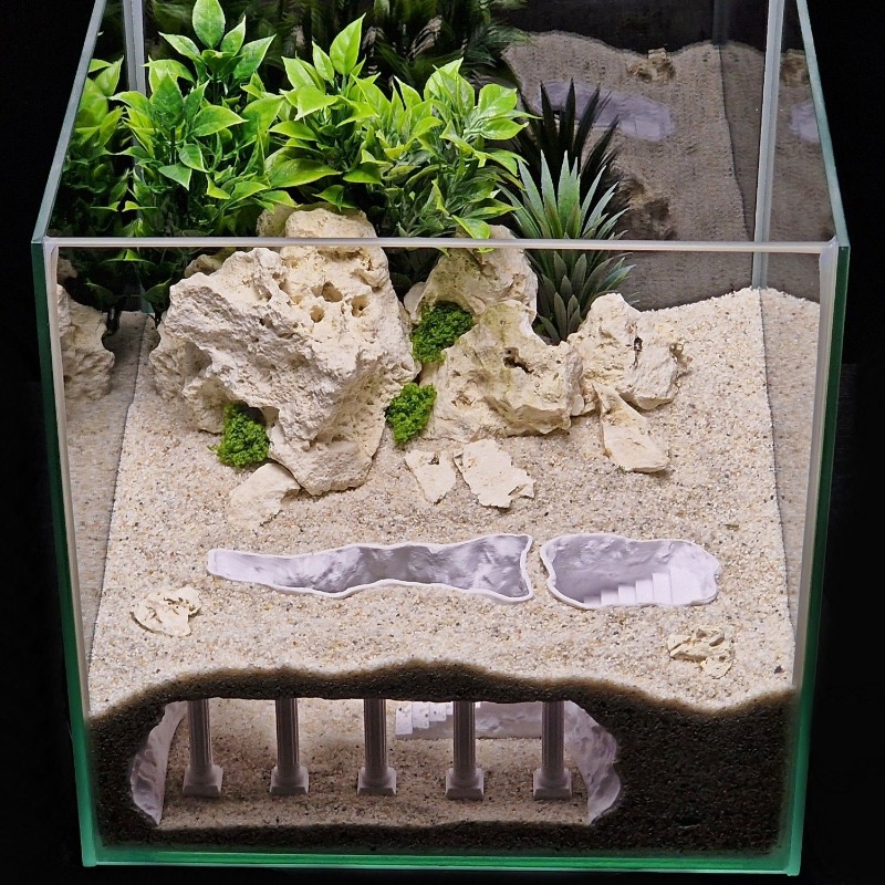 Fish Tank Cave Aquascaping,Art - огляд і ціна Aquarium Fish Games
