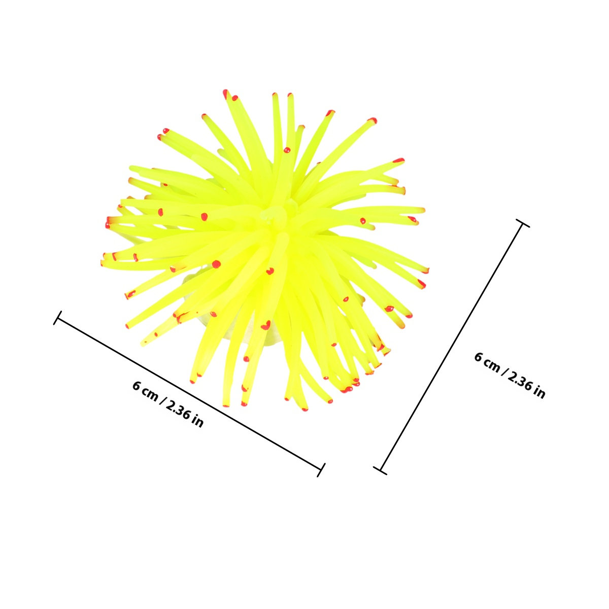 Simulation Sea Urchins Yellow  - огляд і ціна Aquarium Fish Yellow